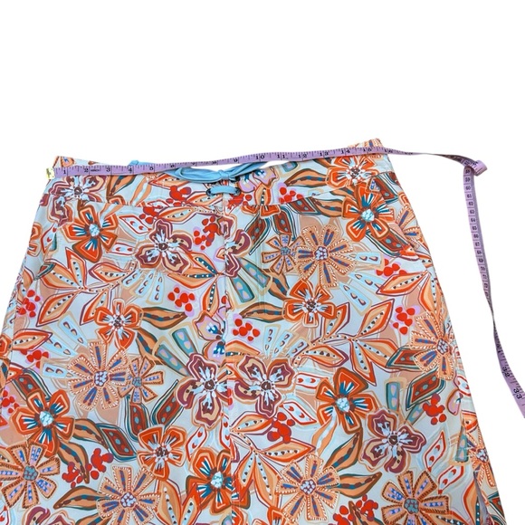 NWT RipSkirt sports skirt pinwheel floral size medium pull on cover up elastic - Picture 6 of 8